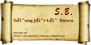 Sövegjártó Bence névjegykártya